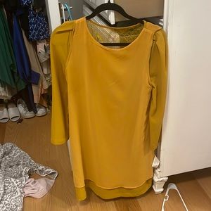 yellow mustard dress from paris boutique!